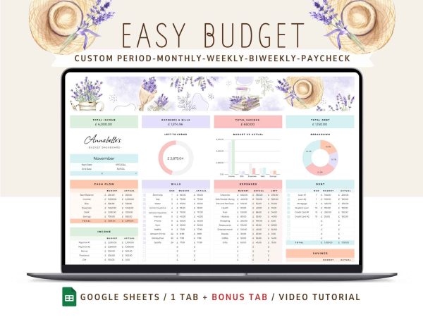 Easy Budget - Lavender