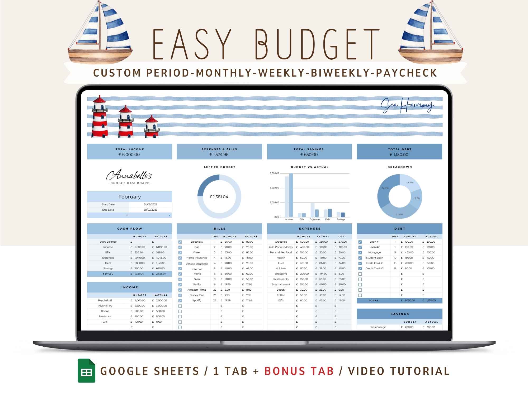 Easy Budget - Sea