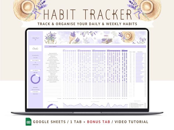Habit Tracker - Lavender