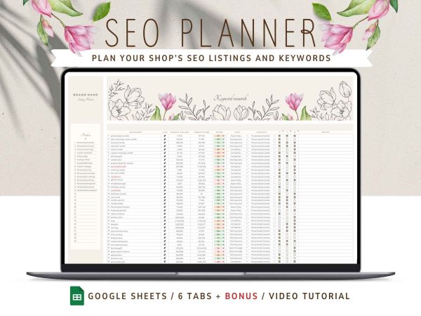 SEO Listing and Keyword Planner